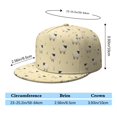 thumbnail image 5 of Custom Printed Flat Baseball Cap – Adjustable Snapback Hat with Flat Bill, Breathable and Durable, Personalized Design for Sports, Travel & Daily Wear, 5 of 6