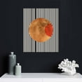 thumbnail image 5 of EastSmooth Orange Boho Canvas Wall Art Orange Geometric Abstract Painting Mid Century Modern Pictures Neutral Abstract Poster Burnt Orange Boho Wall Art Boho Line Poster Terracotta Artwork, 5 of 5