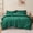 Dark Green, variant on RUIKASI Bedding Duvet Cover Twin Size - 1 Comforter Cover 68X90 Inches & 1 Pillow Sham 20X26 Inches (White) Comforter Not Included