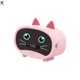 thumbnail image 2 of Gwong Electrónica Altavoz compatible con Bluetooth Mini despertador portátil Reloj de alarma lindo Altavoz inalámbrico de gato para exteriores, 2 of 6