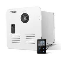 VEVOR RV Tankless Water Heater, Instant Shower with 15 x 15 inches White Door and Remote Controller, 65000BTU Optimized Comfort Performance Hot Water, Ideal for RVers Family Everyday Use