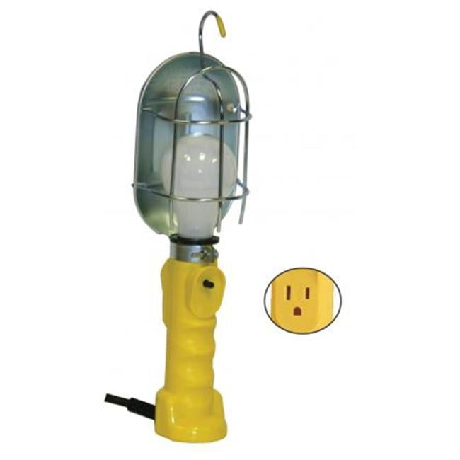 Bayco SL425A Incandescent Worklight w/ Metal Guard Single Outlet & 25ft Cord 