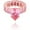 Pink, variant on 14K Gold Teardrop Shape Ring, Pear Cut Radiant Cut Moissanite Ring, A Sparkling Tear of Joy for Celebrated Moments