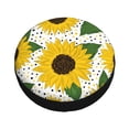 thumbnail image 3 of Easygdp Sunflowers Wheel Sun Guard, Spare Tire Cover,Universal Trailer Suv Truck Camper Travel,Easy To Install And Remove -14 Inch, 3 of 9