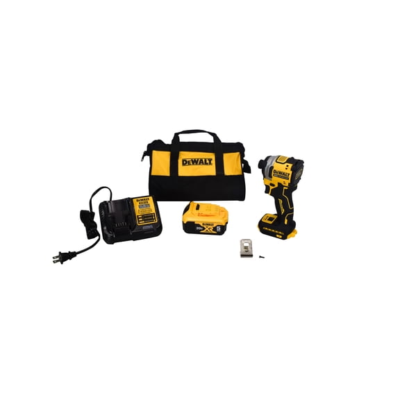 DeWalt DCF850P1 20V 1/4" Cordless Impact Driver Kit w/ Battery, Charger and Bag