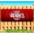 thumbnail image 1 of Happy Valentines Day 13 oz Vinyl Banner With Metal Grommets, 1 of 4