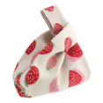 thumbnail image 4 of Women's Knit Tote Bag Fashion Lady Knitted Handbag for Vacation Travel Party beige, 4 of 8