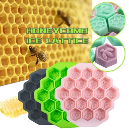 

QWY Faveolate Shape Ice-Cube Maker Ice Tray Ice-Cube Mold Storage Containers