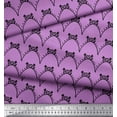 thumbnail image 3 of Soimoi Purple Cotton Duck Fabric Tendril & Abstract Fabric Prints By Yard 42 Inch Wide, 3 of 3