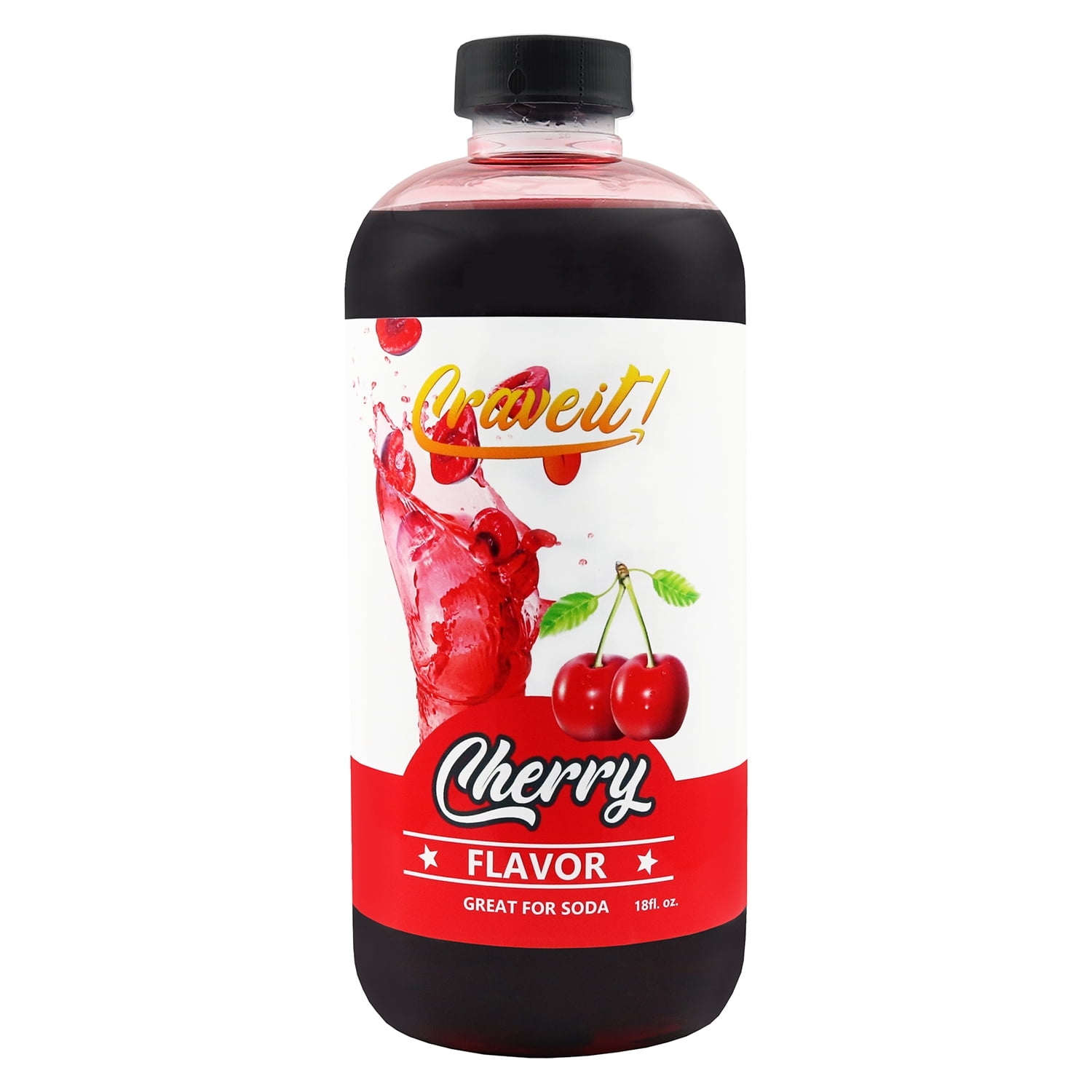 Crave It 18 Ounce Cherry Flavor Syrup 1 Pack