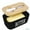 Black, variant on Sirene Butter Dish with Silicone Lid, Stainless Steel Multipurpose Butter Knife - White
