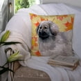 thumbnail image 3 of Fall Design with Dog Fabric Decorative Pillow, 3 of 4