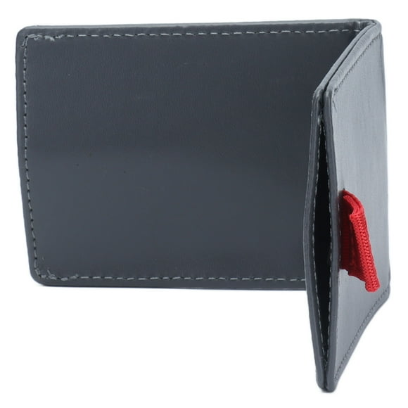 EOTVIA Ridge Wallet,Mens Wallets,Pull Wallet Light Gray Slim Fashion Leather Pull Out Wallet Dollar Clip Card Package
