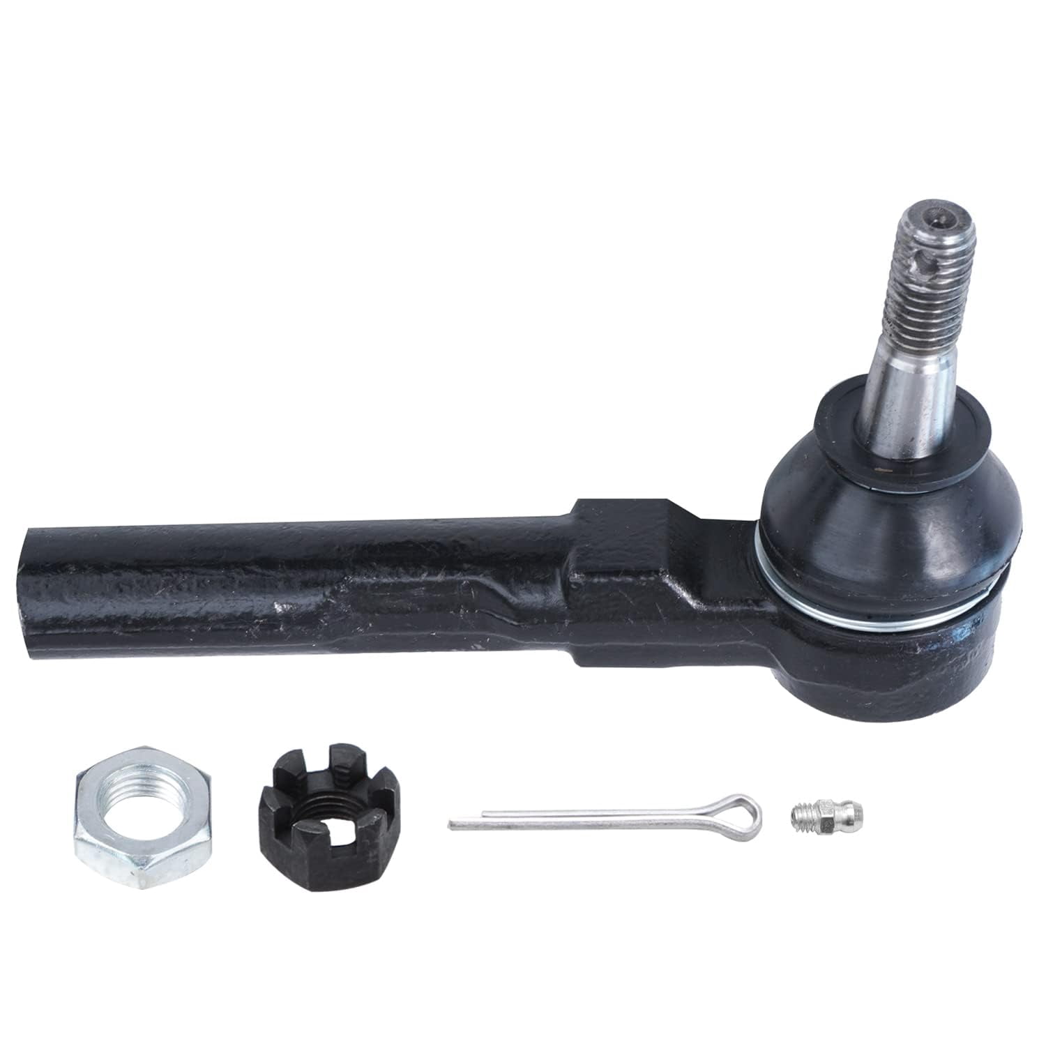 Detroit Axle - Front Tie Rods Kit for 2004-2012 Chevy Malibu 2005-2010 Pontiac G6 2007-2009 Saturn Aura 4 Inner & Outer Tie Rod End Links 2 Boots 2008 Replacement