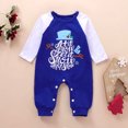 thumbnail image 2 of HIPYLO Baby Boy Christmas Outfit 0-3 Months Happy New Year Baby Girl Outfit New Outfit Baby Little Girl Outfits Newborn White Onesies Little Boy, Blue 3-6 Months, 2 of 9
