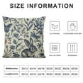 thumbnail image 5 of Shiartex Spring Navy Blue Easter Pillow Covers  Floral Leaf Butterfly Botanical Plants Print Decorative Throw Pillows Seasonal Pillow Cases Couch Bed Sofa Decor, 5 of 5