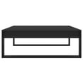 thumbnail image 4 of vidaXL Coffee Table Black 100x100x35 cm Engineered Wood, 4 of 4