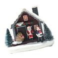 thumbnail image 4 of 1Pc Christmas Mini Luminous House Mini Landscape Decor Micro Resin House Decor, 4 of 9
