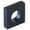 Matte Black, variant on Schaub And Company 10030-MW Cafe Modern Square 1" Open Ring Slot Cabinet Knob / Drawer