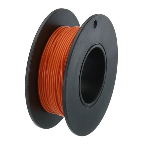 Uxcell 30 Gauge Silicone Wire 30AWG Electrical Wire Stranded Tinned Copper High Temp Hookup Spool 49.2ft Orange