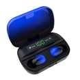 thumbnail image 1 of Auriculares inalámbricos Mini Bluetooth Deporte Auricular Pantalla LED Auriculares intrauditivos, Azul degradado, 11 Feliz Sencillez, 1 of 5