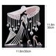 thumbnail image 5 of Elegant Lady DIY Rhinestone Art KitGraceful Female Figure PatternHigh-Quality Canvas Shiny Diamonds FullPartial Drill For Home Wall, 5 of 5