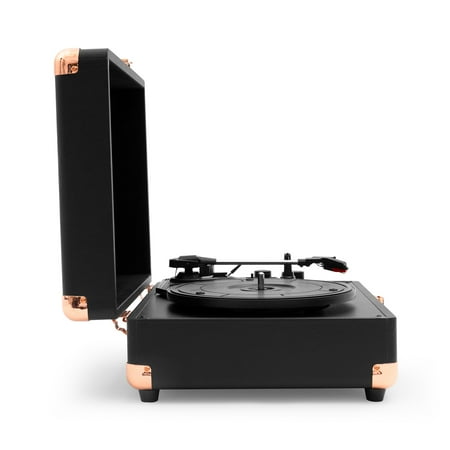 Victrola Journey Bluetooth Suitcase Record Player with 3-speed Turntable - Black