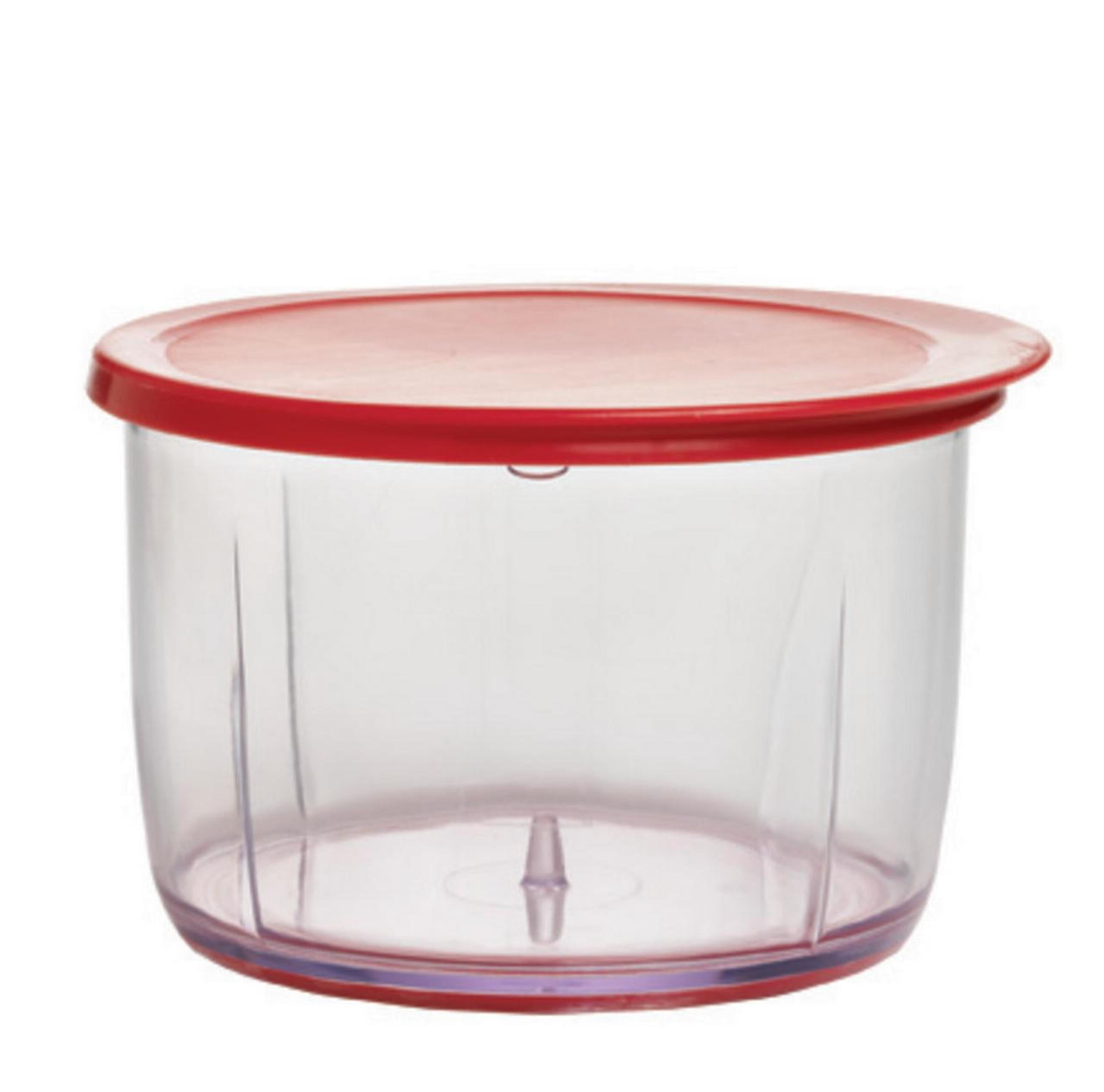 Chef'n VeggiChop Hand-Powered Food Chopper, Cherry