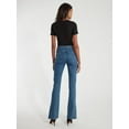 thumbnail image 3 of 3x1 Women's HESTER High Rise Split Seam Bell Jeans 27, 3 of 7