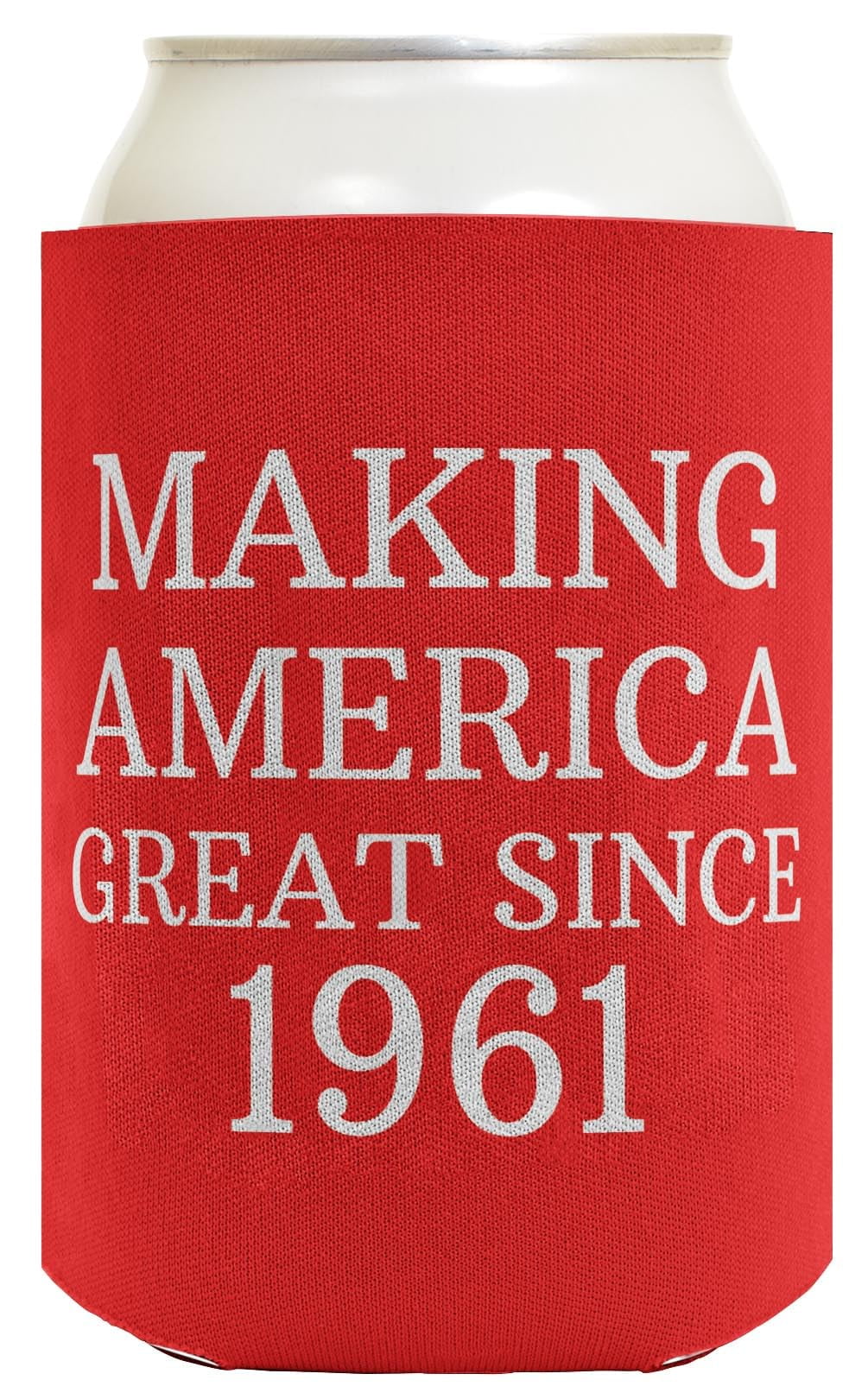Birthday Gifts for 65th Birthday Making America Great Since 1961 24-pack Can Coolies Coolers