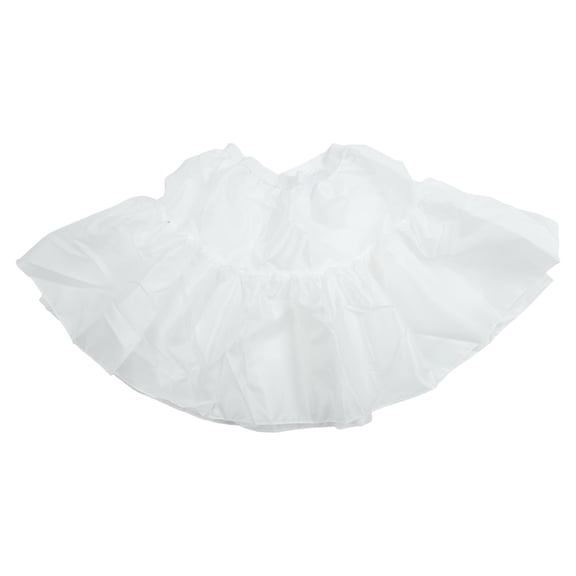Women Breathable Tulle Petticoat 2/4 Layered Puff Skirt Hoopless Underskirt Crinoline for Cosplay Parties and Weddings