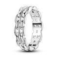 thumbnail image 1 of 925 Silver Stackable Vintage Leaf Ring For Women Crystal S925 Bowknot Rings Original Finger Rings Anniversary Retro Jewelry YFR211 7, 1 of 6