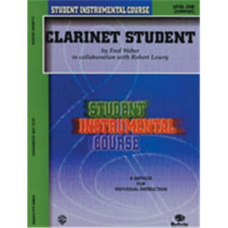Alfred Publishing 00-BIC00106A Student Instrumental Course: Clarinet Student Level I - Music Book