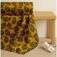 thumbnail image 4 of Soimoi Orange Cotton Poplin Fabric Green Paisley Print Fabric by the Yard 56 Inch Wide, 4 of 7