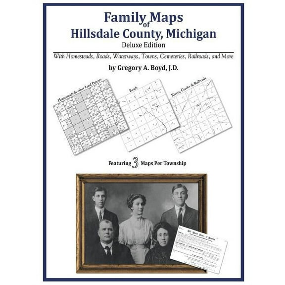 Family Maps of Hillsdale County, Michigan