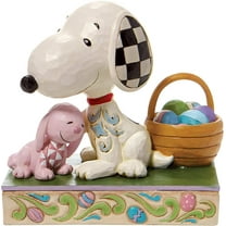 Jim Shore Easter Surprises Polyresin Peanuts Snoopy Easter Basket 6007938