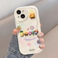 thumbnail image 1 of 3D Patrick Star Toy Family Cartoon Wave TPU Soft Phone Case for iPhone 16 15 Plus 14 Pro Max 13 12 Mini 11 X XS XR SE 2020 Cover, 1 of 8