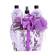 Spa Basket for Women with Refreshing LAVENDER Fragrance by Draizee