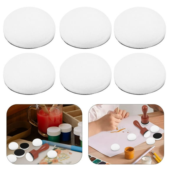 CRILSTYLEO Blending Sponge Replacement 10Pcs Distress Ink Sponge Replacement White Foam