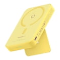 thumbnail image 1 of Power Bank Magnética 5000 mAh PD 20W Baseus MagPro con Soporte y USB-C lateral Amarillo, 1 of 7
