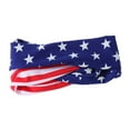 thumbnail image 1 of FUTUREORYY 2Pcs Usa Flag Head Wrap Durable Patriotic Headband Assorted Color Lightweight Cloth Material, 1 of 2