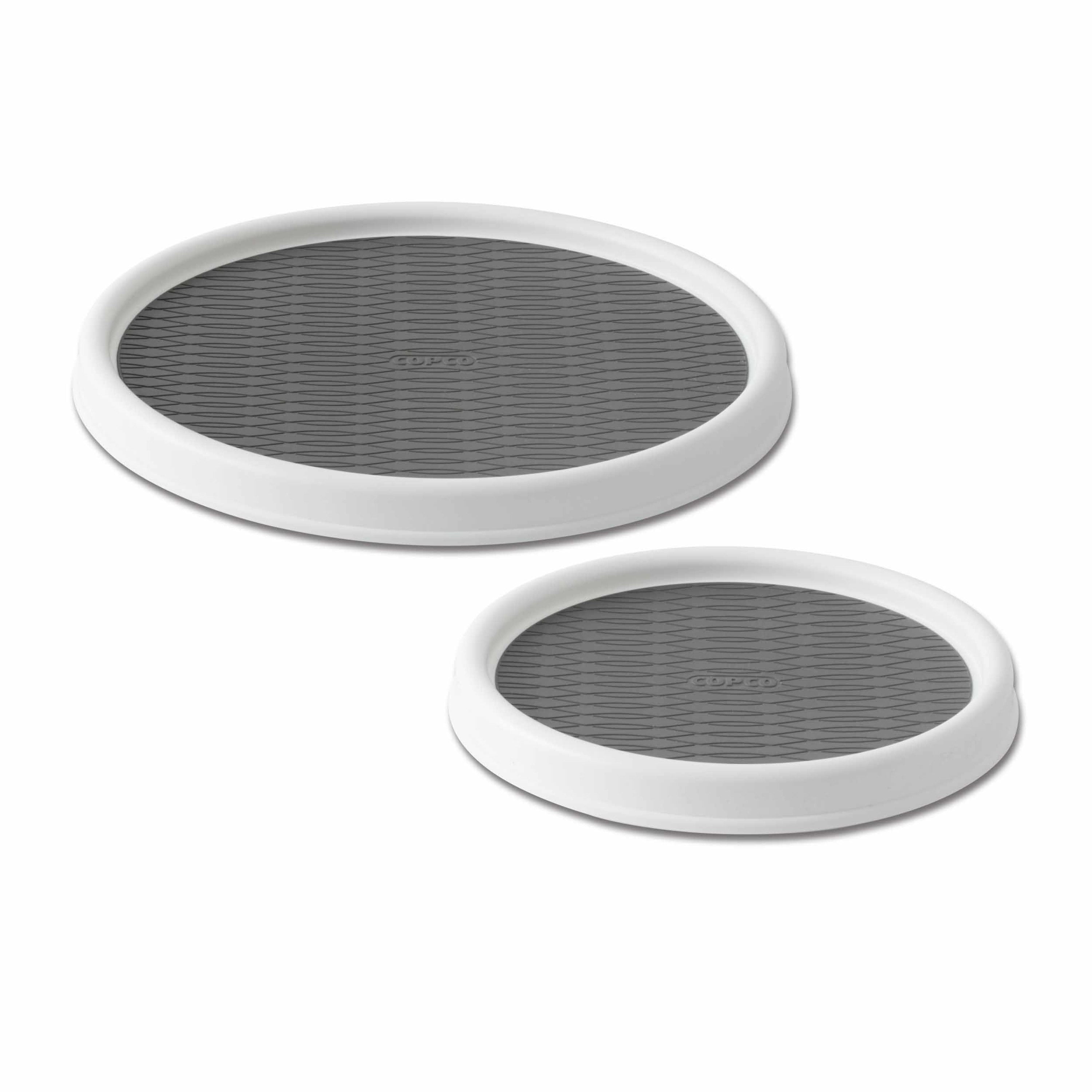 Copco Set of 2, 9-inch and 12-inch Turntables with Non-Skid Mats