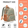 thumbnail image 6 of Paisley Artistic Mandala School Backpack - Durable & Comfortable Wear for Students, 6 of 6