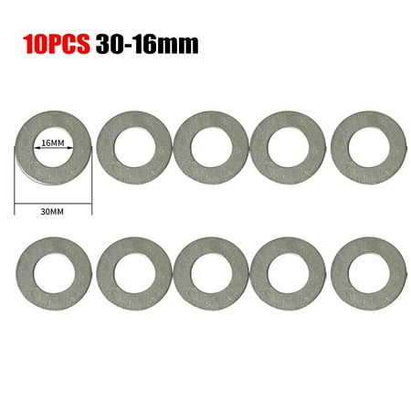 

BCLONG 10Pcs Circularsaw Ring For Saw Blade Reduction Ring Conversion Ring Multi-Size