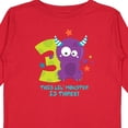thumbnail image 4 of Inktastic Monster 3rd Birthday Boys or Girls Long Sleeve Toddler T-Shirt, 4 of 5