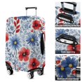 thumbnail image 5 of Pioneer Flower Floral Print Pattern Luggage Cover Fashion Suitcase Cover Baggage Covers Fit 25-28 Inch Luggage (Go Travel), 5 of 5