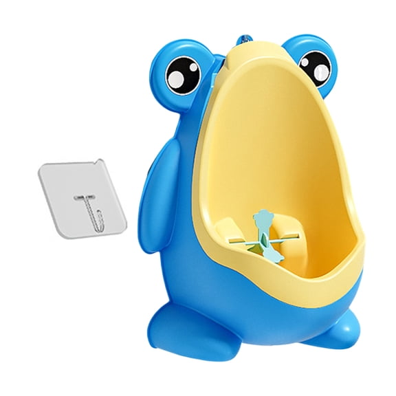 OIUR Boys Pee Training Urinal Frog Shape Large Capacity Toddler Standing Urinal Hygienic Potty Training Tool