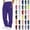 Purple, variant on Men's Plus Size Fleece Joggers Drawstring Elastic Waist Sweatpants with Pockets, M-XXXL,2XL,Army GreenA