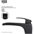 thumbnail image 4 of VIGO Gray Onyx Glass Vessel Sink and Blackstonian Faucet Set in Matte Black Finish, 4 of 7