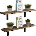 thumbnail image 3 of Floating Iron Wall Shelf Brackets Heavy Duty Simple Design Wall Shelves Suitable for Bookshelf Shoe Rack  1PCS 20*4*15cm, 3 of 8